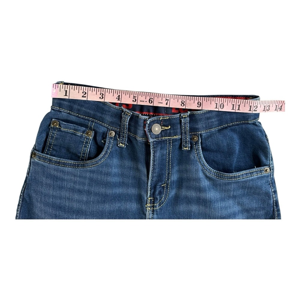 Levi's 514 Vintage Women's‎ Blue Skinny  Mid Rise Jeans Size 14 Regular - Picture 10 of 16